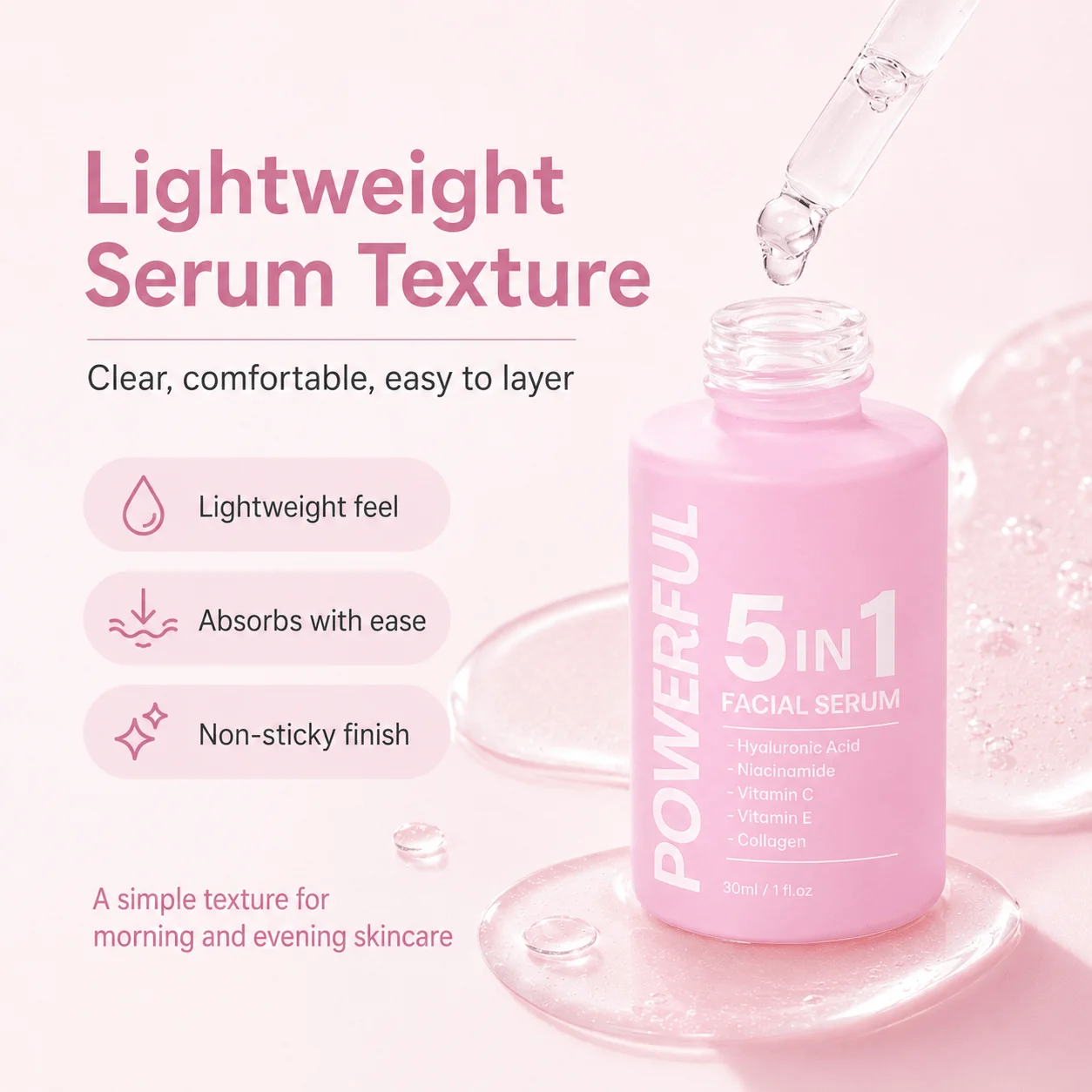 KL.RANKO 5 in 1 Anti Wrinkle F - Niacinamide Brightening Serum 评论和价格