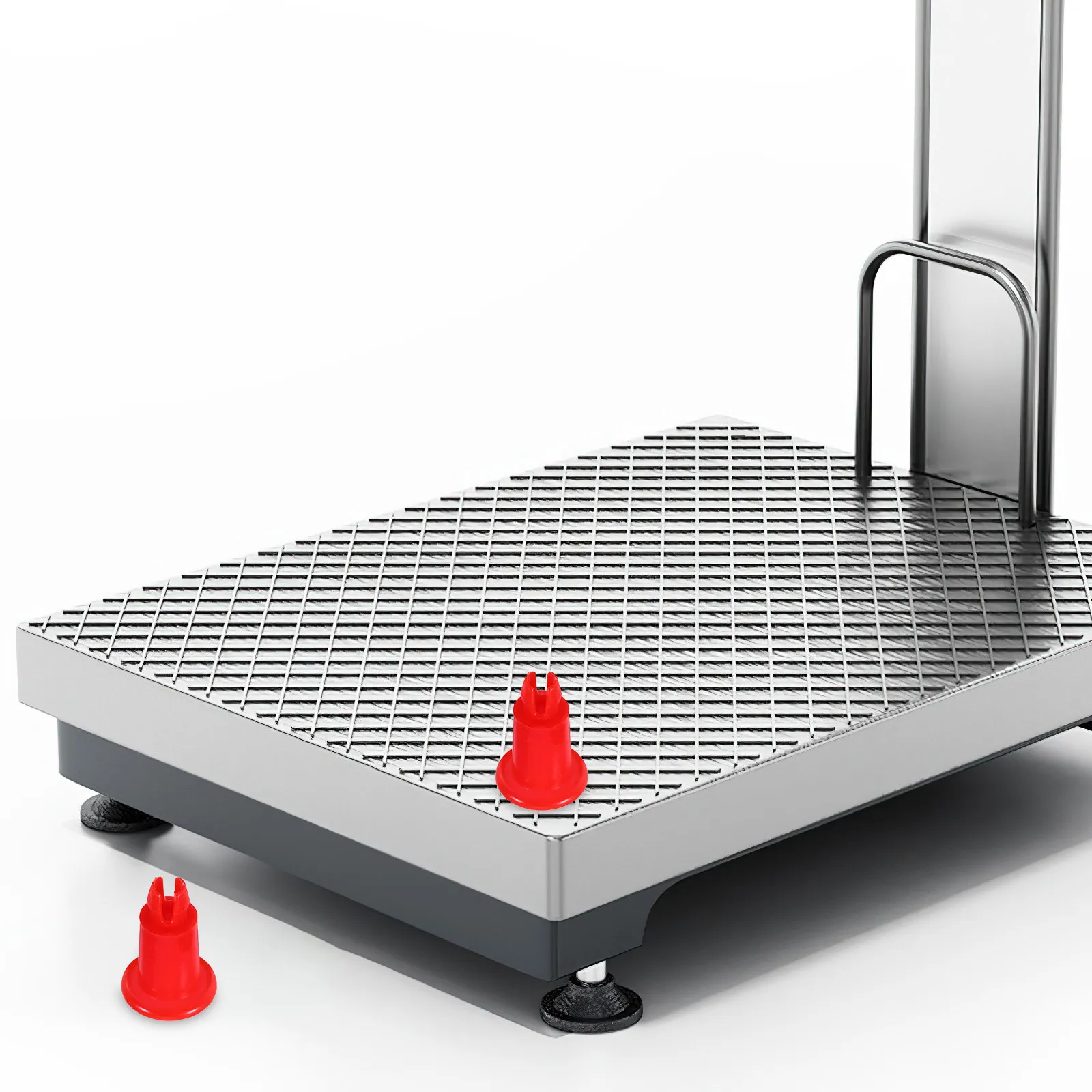 acessorio-para-balanca-eletronica-10-pecas-de-suporte-de-nivelamento-universal-vermelho-para-balanca-eletronica