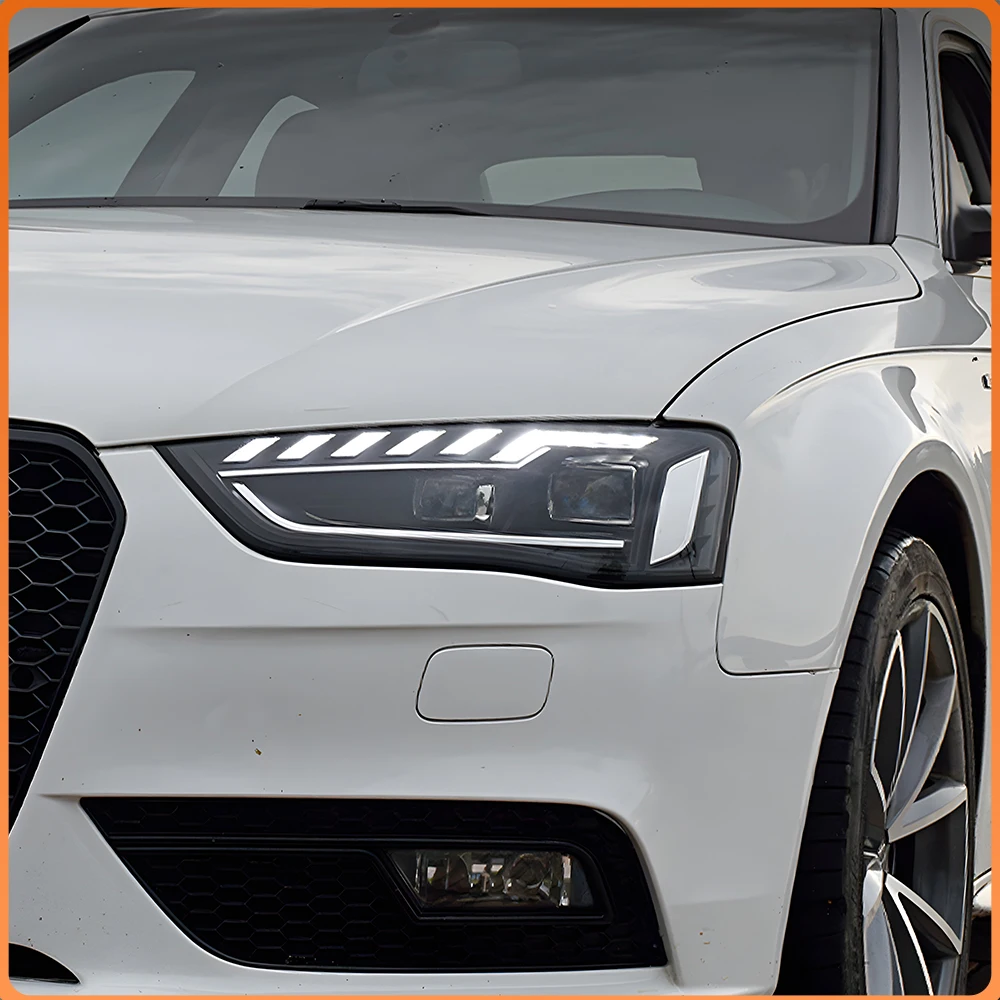 

Car Front Lamps For Audi A4 B8.5 2013-2016 Upgrade LED Auto Headlights Assembly Projector Lens Plug and Play Tool Accessories