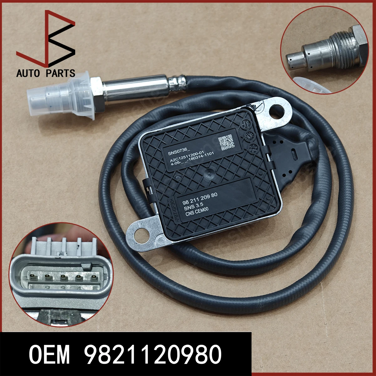 New Made in China Urea Injection NOx Sensor OEM 9678570780 9821120980 9878570780 for PEUGEOT 2008 I 2013- 3008 I MPV 2009-2017