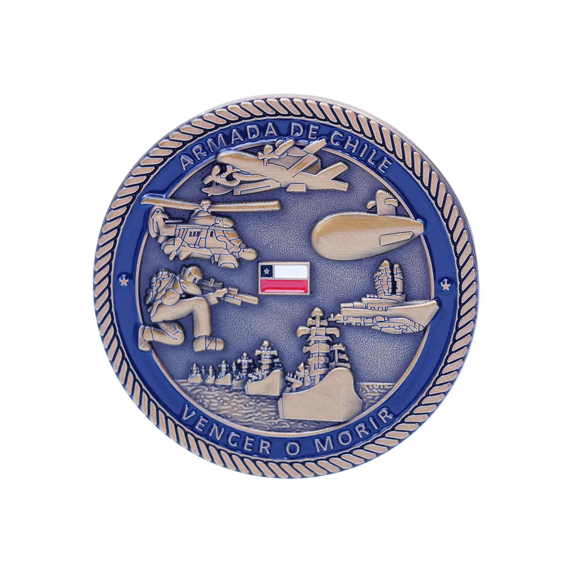 Персонализированная монета с логотипом Challenge Coin Производитель индивидуальной военной памятной монеты Navy Diver