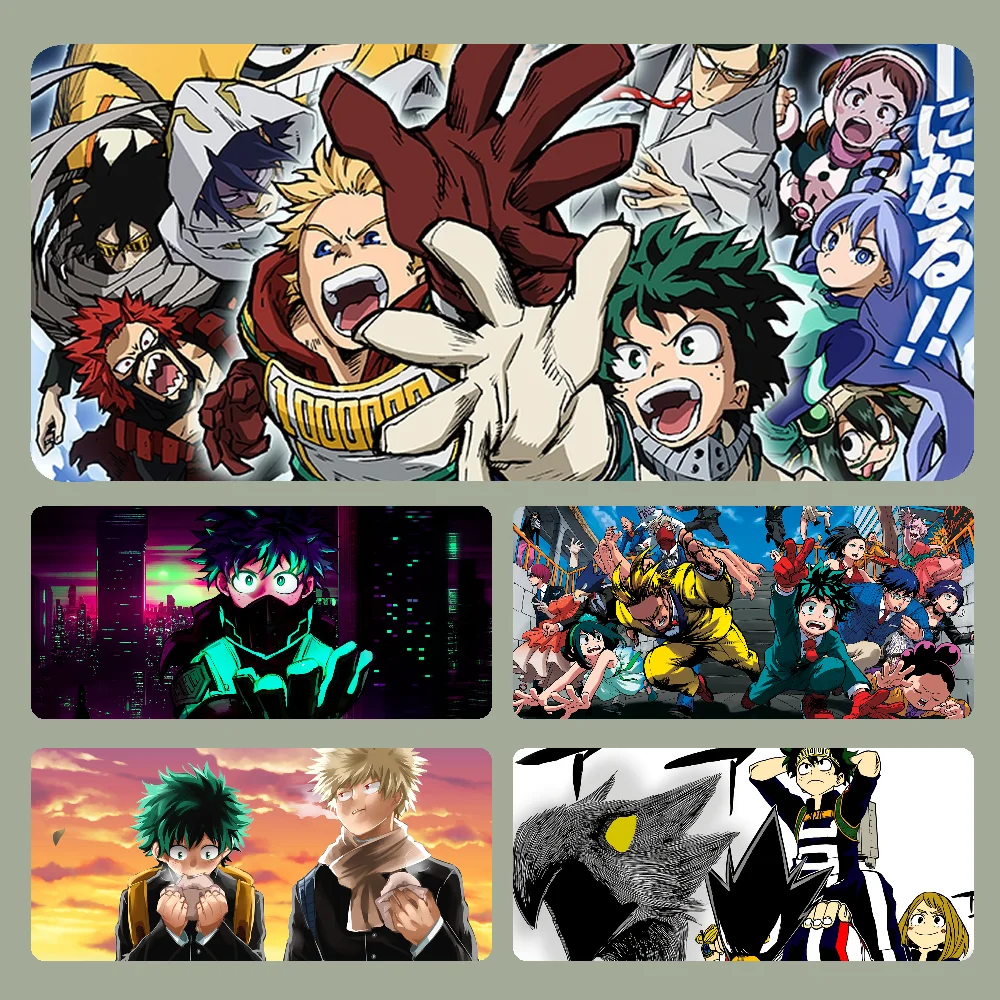 

M-Myheroaacademia Mousepad Large Computer Gaming Accessories MousePads Desk Mats Anti-slip Laptop Soft Mouse Pad