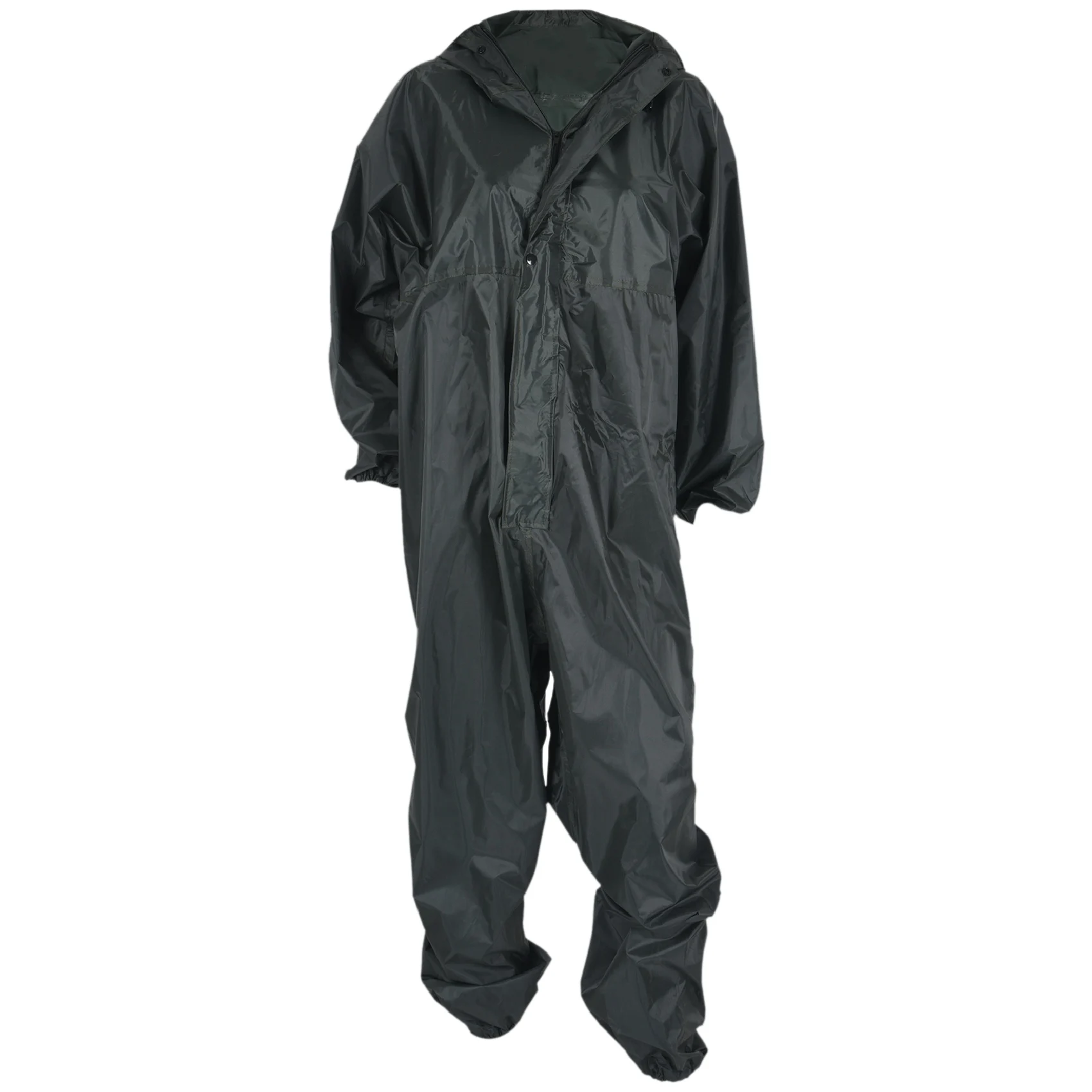 

Fashion Motorcycle Raincoat /Conjoined Raincoat/Overalls Men and Women Fission Rain Suit Rain Coat SizeXL Colour ArmyGreen-AA85