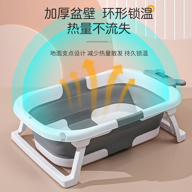 Bebê quente três vezes newborub pode sentar e deitar downtub portátil chilub