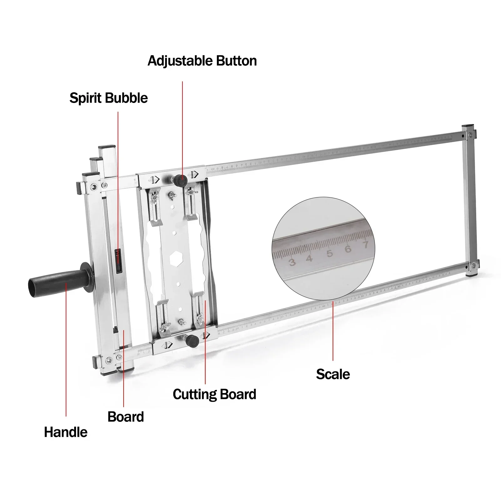Hot SalesMultifunction Electricity Circular Saw Trimmer Machine Guide Positioning Cutting Board Tools Woodworking Router Power T