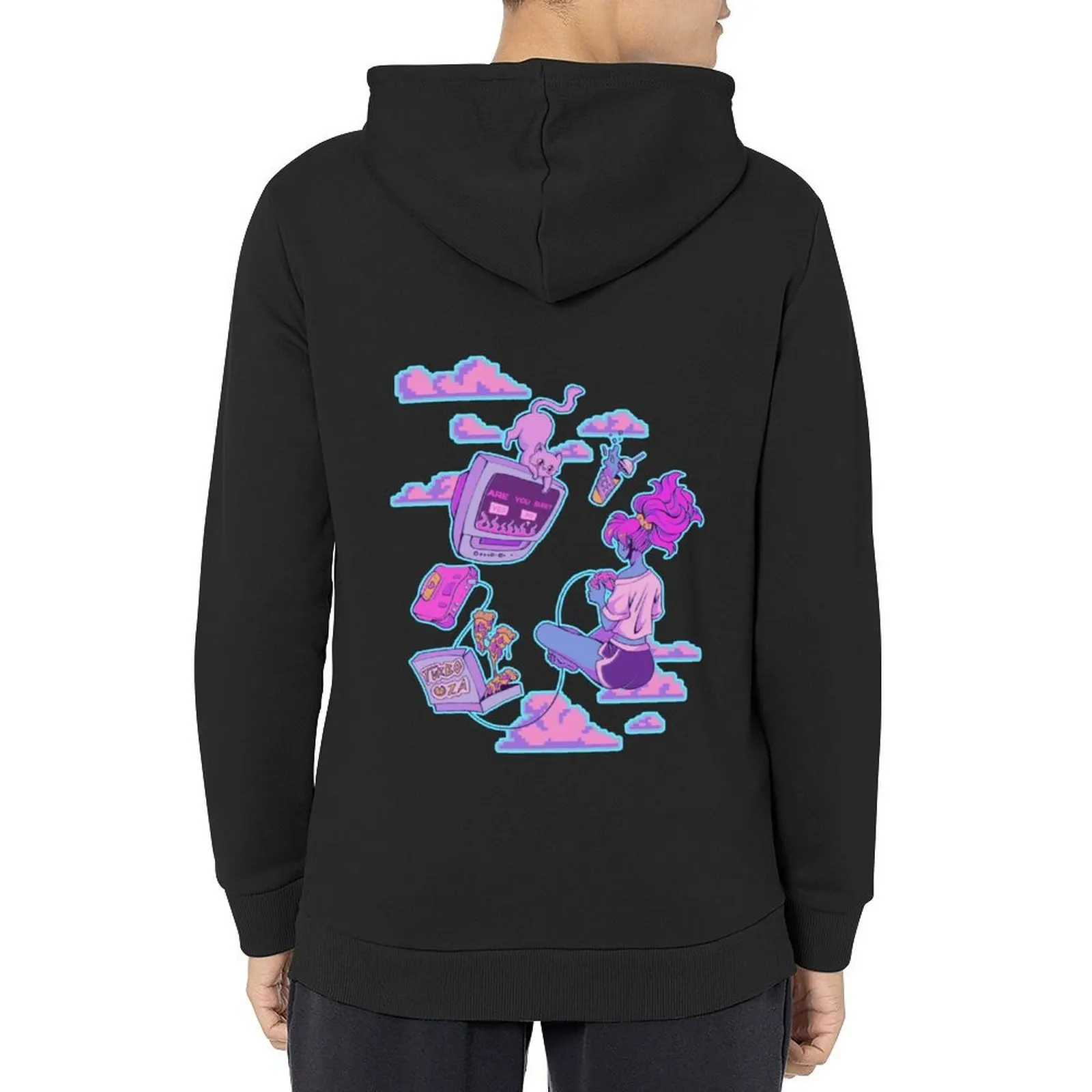 

Cloudy Hoodie men's sweat-shirt set anime clothes winter clothes autumn jacket men graphic hoodie