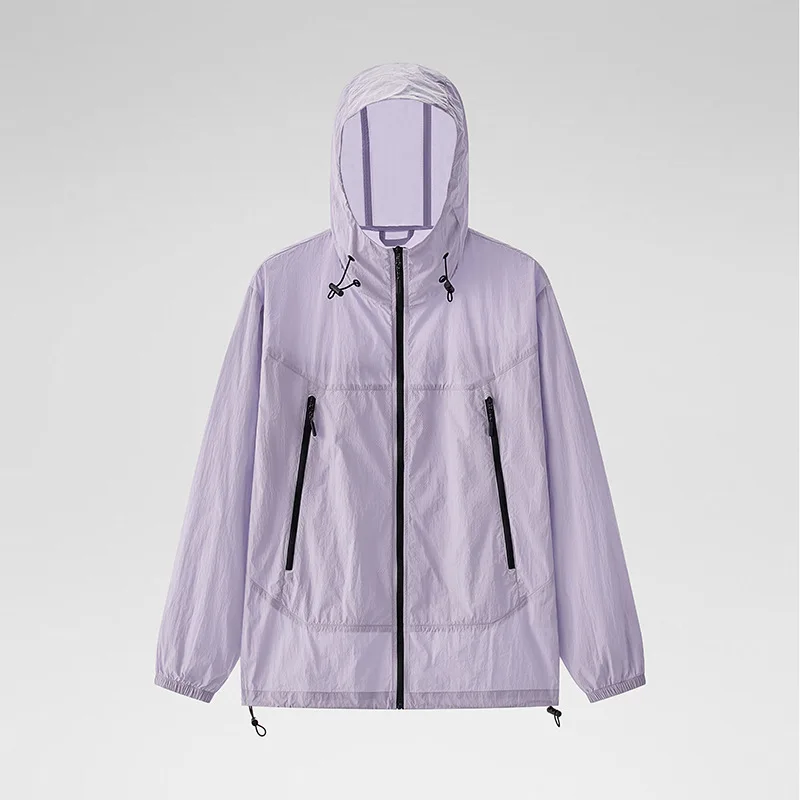 2024 Lightweight Sunscreen Coat Summer Loose And Breathable Slow Running Fast Drying Coat Multi Pocket Hunting Bicycle Jacket