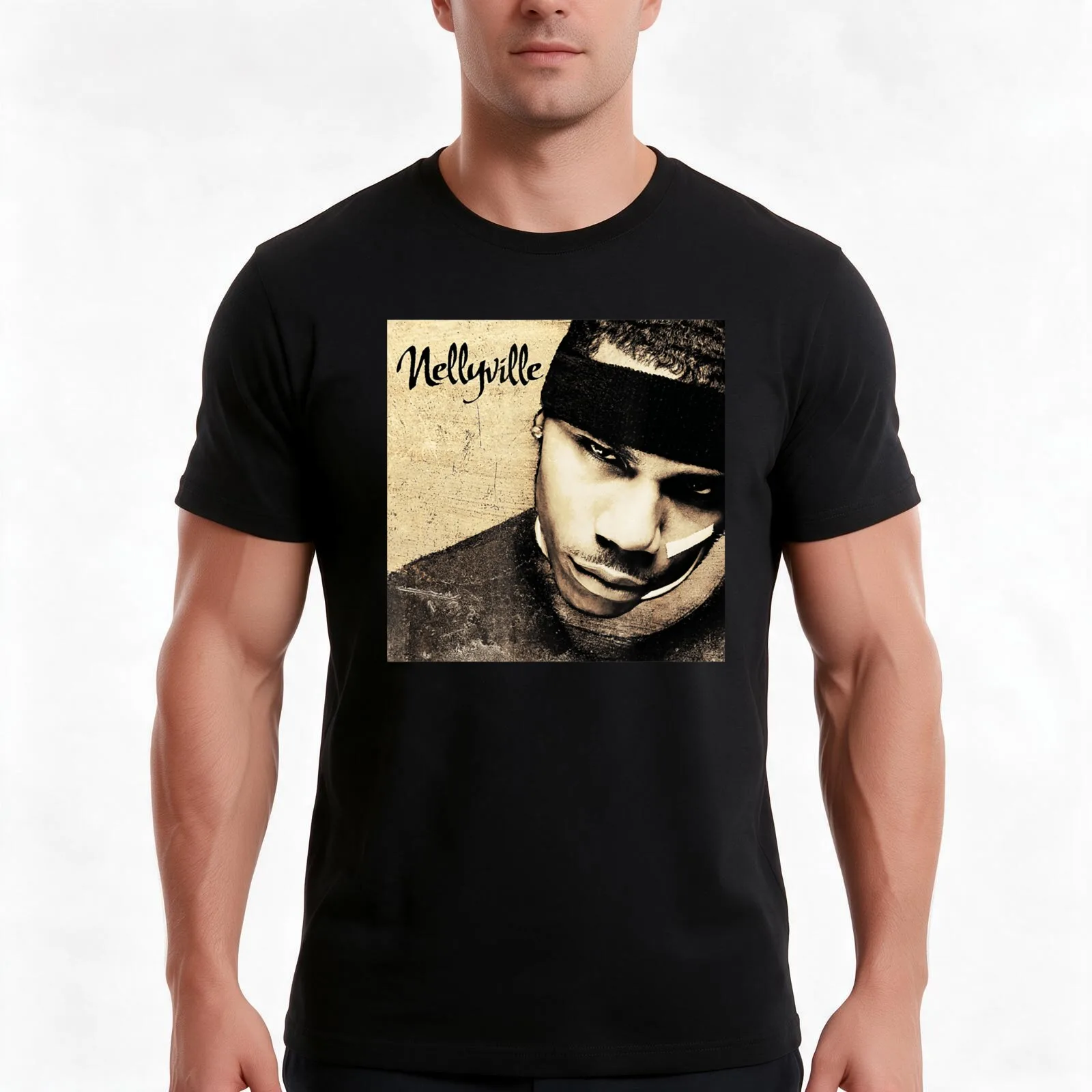 Derrty Entertainment Nellyville Album By Nelly T-Shirt, Summer Casual Cotton Tee, Oversized Streetwear Tops, Unisex Men Women