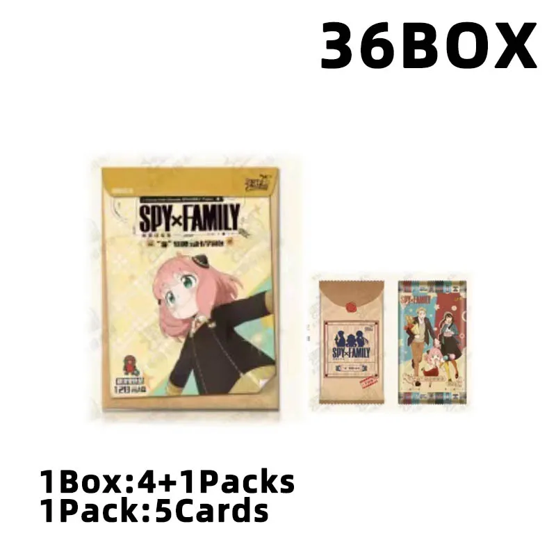 Wholesale Kayou Spy x Family Cards Official Anime Collectible Trading Card Booster Box Set For Gift