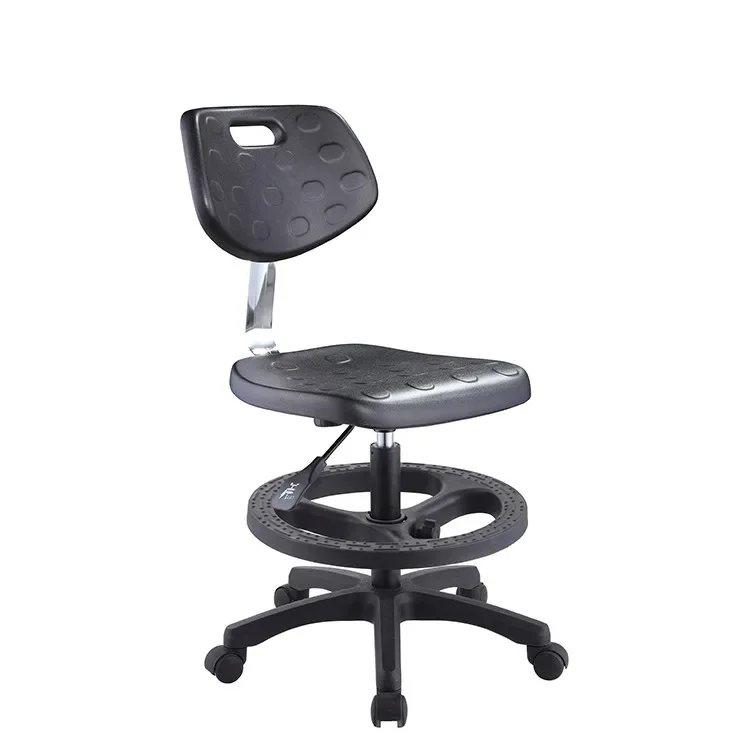 Chrome Finished Swivel Computer Laboratory Chair Stool, with Small Back,for Clinic Dentist Spa Massage Medical Salons Studio