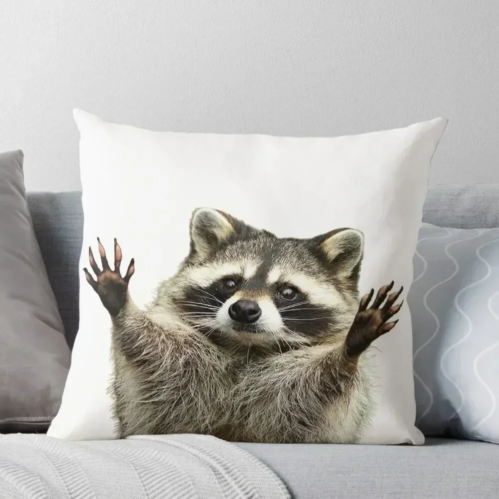 

Racoon Throw Pillow New year Pillows Aesthetic ornamental pillows for living room Cushions For Sofa pillow