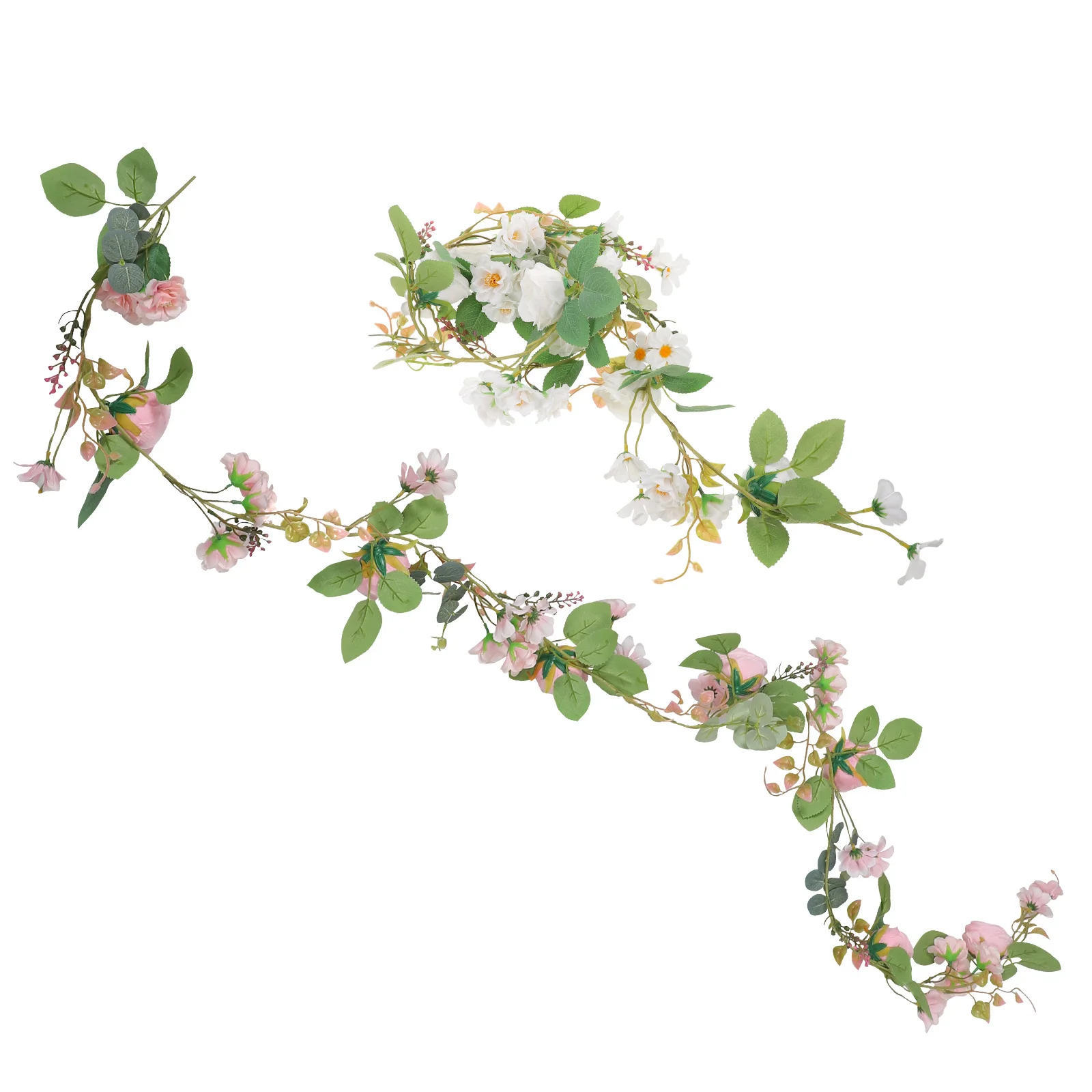 

Realistic Artificial Flower Wreath Decoration Large Size Simulation Flower Garland Home Wedding Party Wall Bedroom Door Hanging
