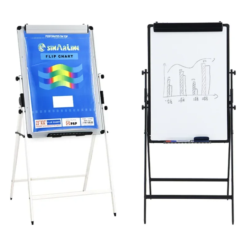 Writing board bracket type liftable folding office household vertical whiteboard teaching and training2