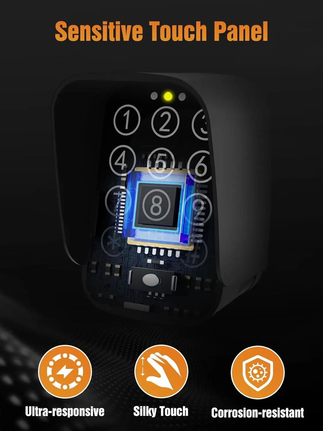 Teclado inalámbrico para exteriores, teclado de entrada sin llave, Control de acceso para abridor de puerta corredera oscilante automático