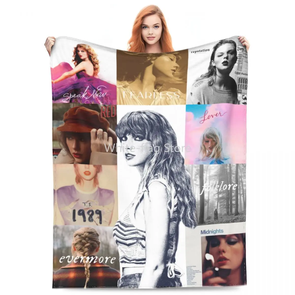 

Relax Blanket The Eras Tour Blanket Merch Room Decorative Popular Song Album Cover Throw Blankets Gifts for Fan