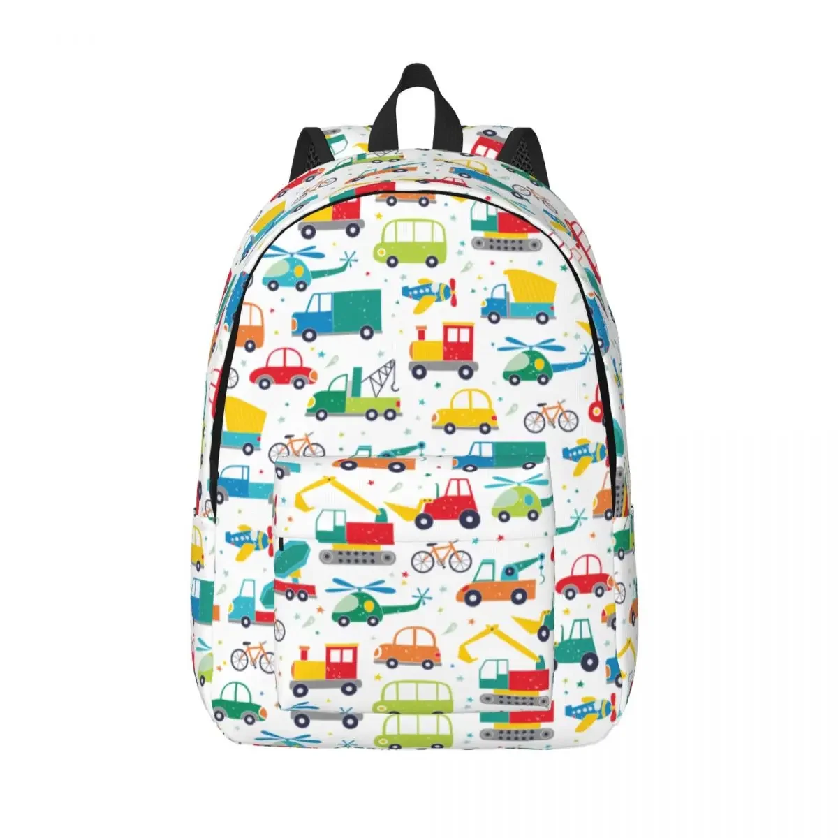 Cartoon Planes Toy Backpack for Boy Girl Kids Student School Bookbag Traffic Car Daypack Kindergarten Primary Bag with Pocket