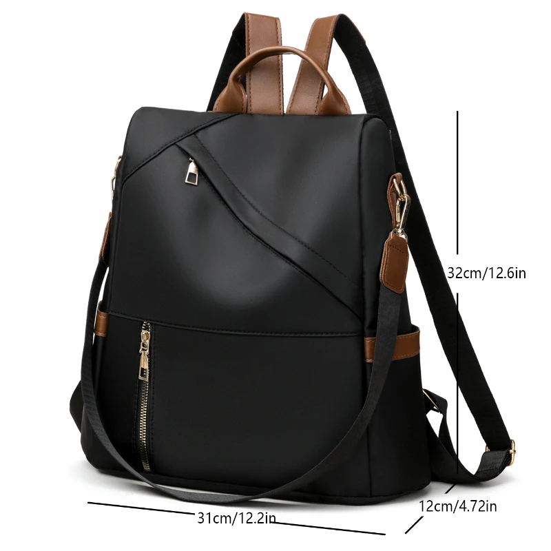 Fashion backpack, travel backpack, convertible shoulder bag design, work bag, minimalist design, adjustable shoulder strap