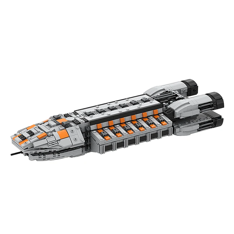 Gobrick MOC Space Battlestar Galactica Minotaur Building Block Kit Spaceship Aircraft Brick Model Toy DIY Education Kids Gift