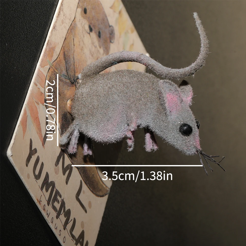 4 Pieces/Set Refrigerator Magnets, 3D Stereo Refrigerator Magnets, Magnets, Refrigerator Magnet Set, Decorative Magnets, Realistic Mouse, Prank Gift, Home Decoration