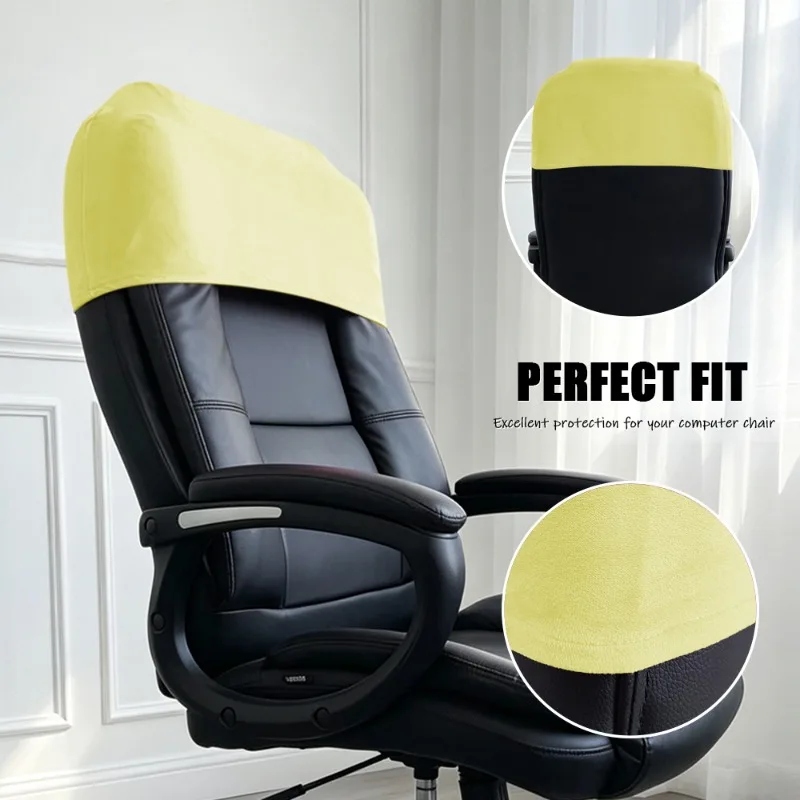 Elastic Office Chair Backrest Cover Chair Back Protector Backrest Slipcover Velvet Chairs Back Cover Chairs Head Pillowcase 2026