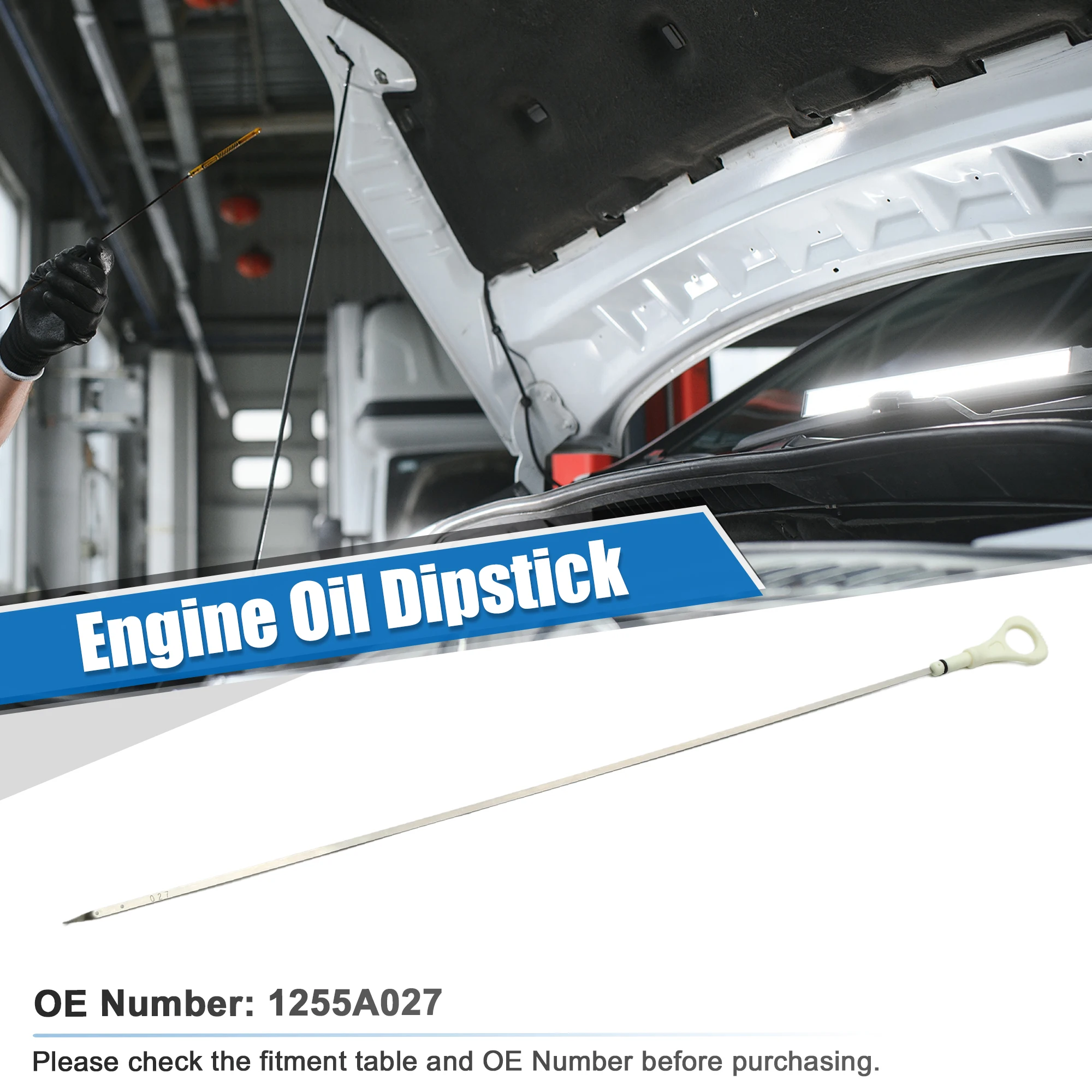UXCELL Car Engine Oil Level Indicator Dipstick for Mitsubishi L200 2007-2015 1255A027