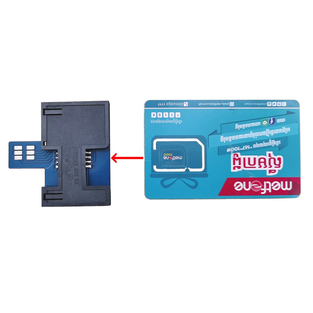 YX Big Promote Standard Card Conversion IC, Card 2FF Mini Sim Conversion 1FF, Small Card Convert Big Card