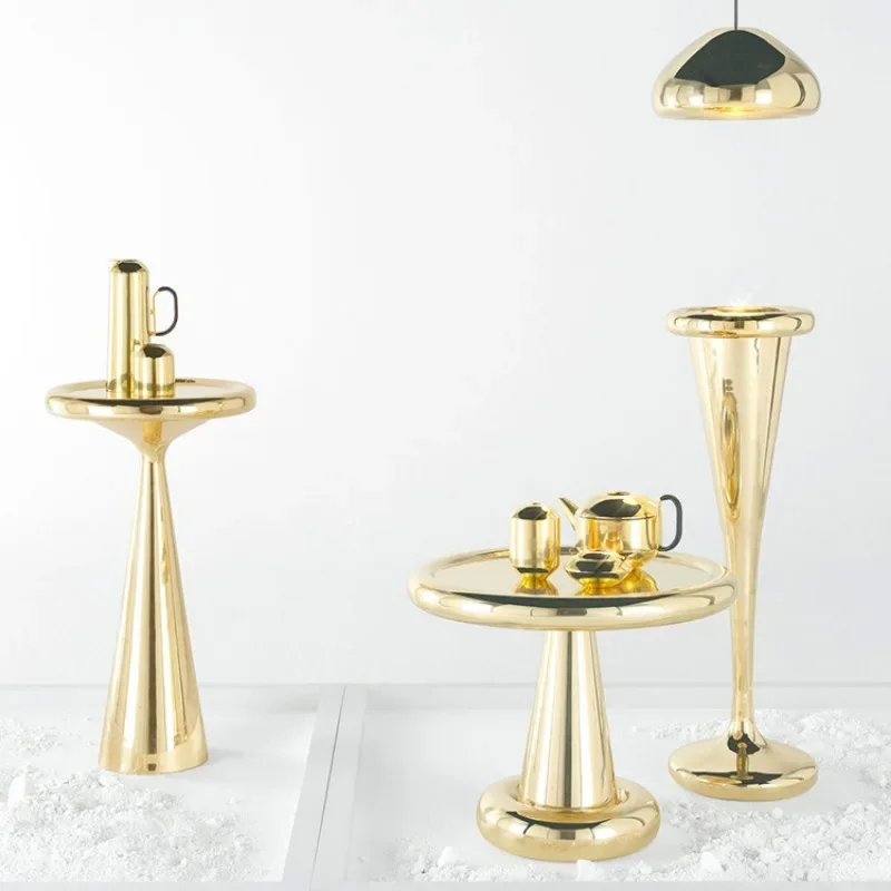 

Modern and fashionable round mushroom tea side table