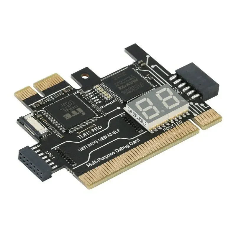 1pcs*  TL611 TL631 PRO PC PCI-E LPC Motherboard Diagnostic Analyzer Tester Debug Card