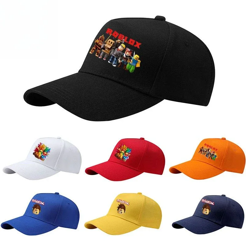 

Creative Roblox Peripheral Cartoon Baseball Hat Sports for Boys Girls Sun Shading Duckbill Hat for Students Daily Necessities
