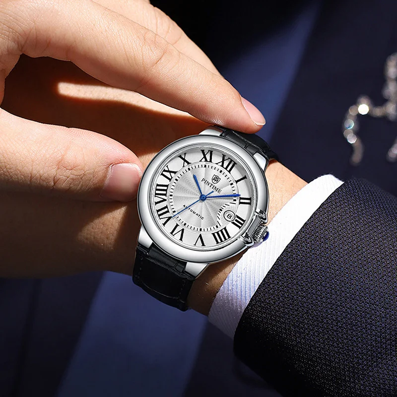 Couple Watch Automatic Mechanical Watches Luxury Advanced Brand Men Women Love Waterproof Stainless Steel Clock Reloj Gift