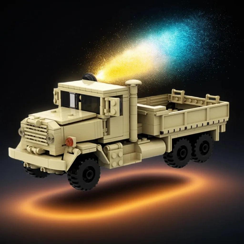 

439 шт. MOC армейская коллекция M939 грузовой грузовик 6x6 армии США сверхмощный дизайн DIY модель строительные блоки игрушки на день рождения подарок