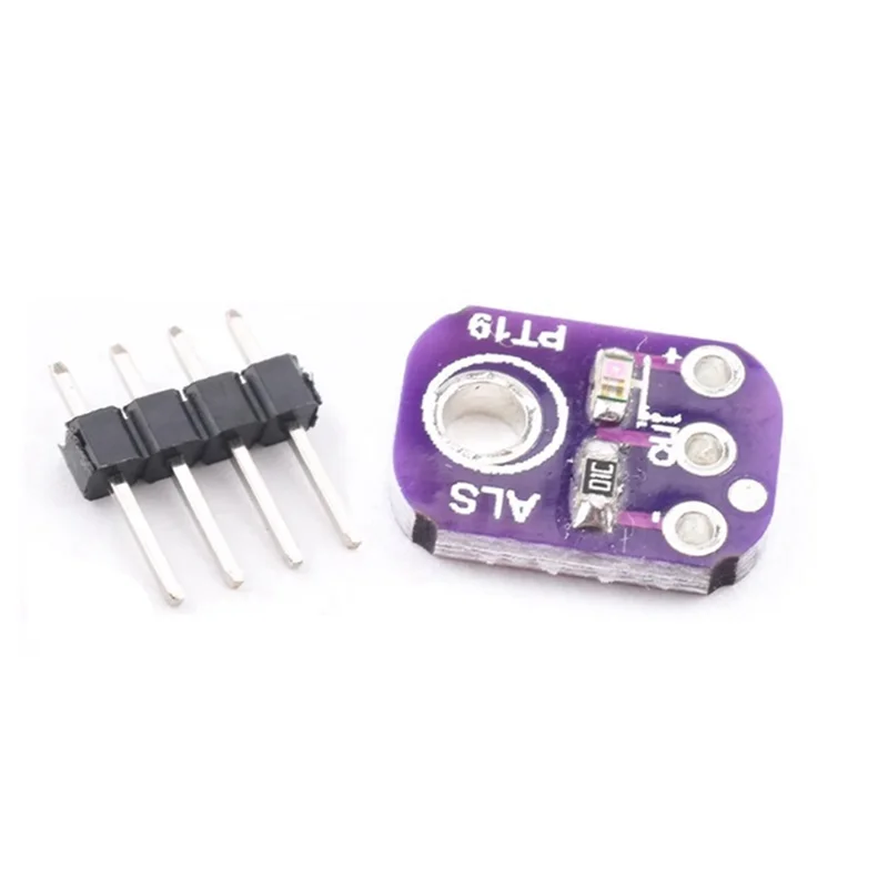 A99E-ALS-PT19 Modulo sensore di luce analogica Scheda breakout sensore di luce ad alta gamma dinamica Modulo sensore UV di luce da 2,5 V-5,5 V