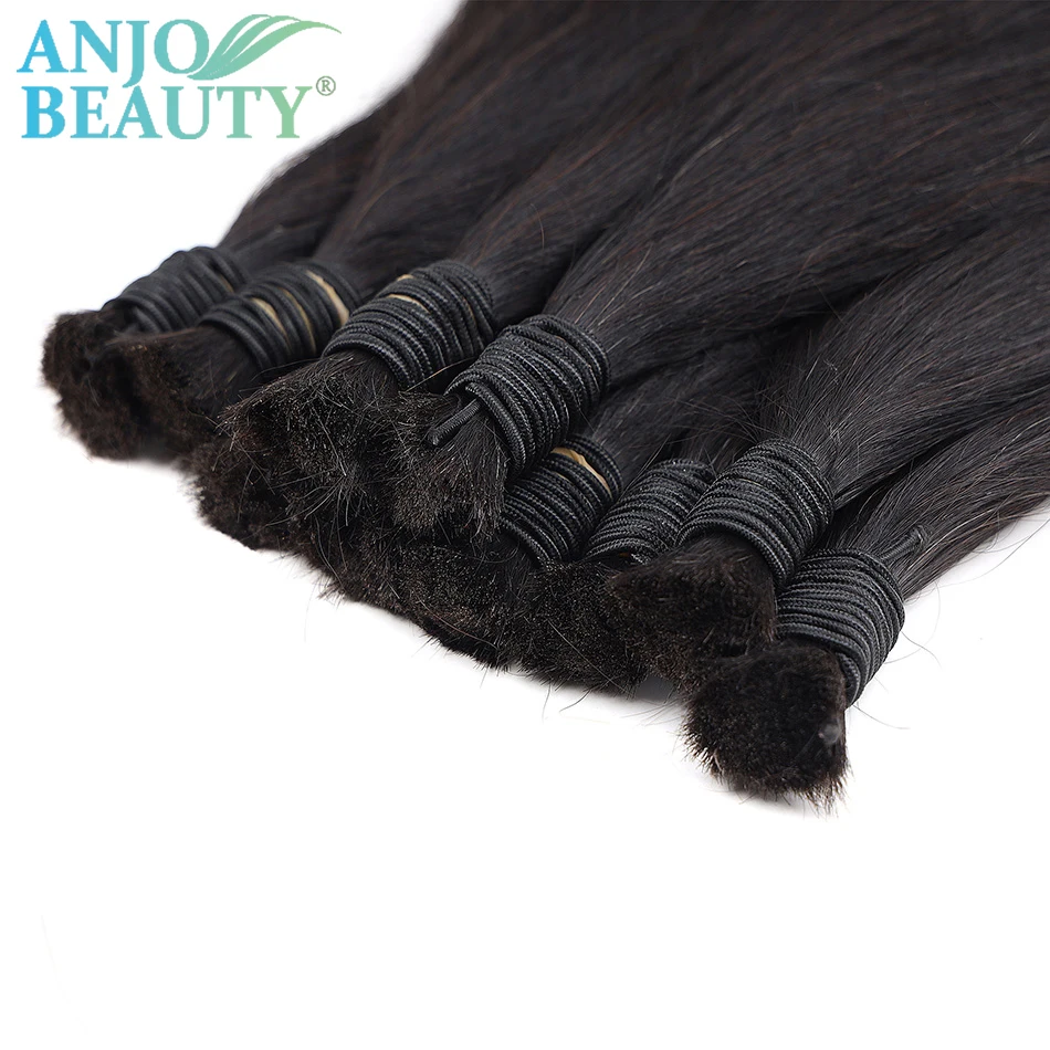 Original Bulk Human Hair For Braiding Mega No Weft Human Braiding Hair Natural Vietnamese Bulk Hair Extensions