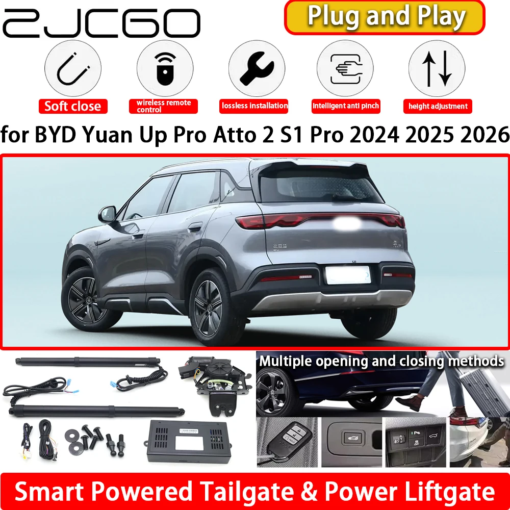 

for BYD Yuan Up Pro Atto 2 S1 Pro 2024 2025 2026 Automatic Electric Powered Tailgate Power Liftgate Tail Gate Lift Kit System