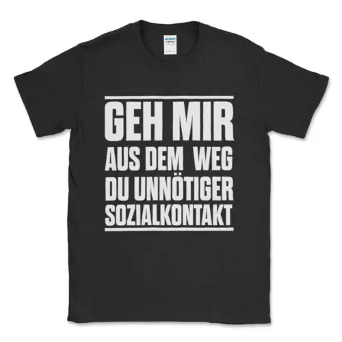 Neu Geh Mir Aus Dem Weg Du Unnötiger Sozialkontakt Lustig Unisex Premium T-Shirt