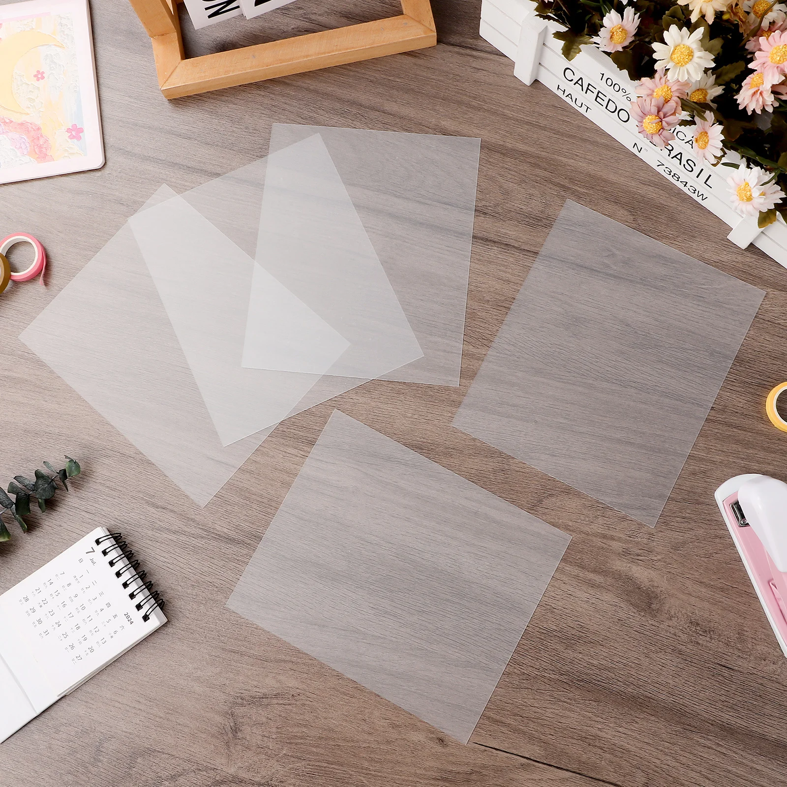 

Blank Stencil Sheets 3D Transparent PVC Reusable Template for DIY Painting Drawing Craft Clear Plastic Material