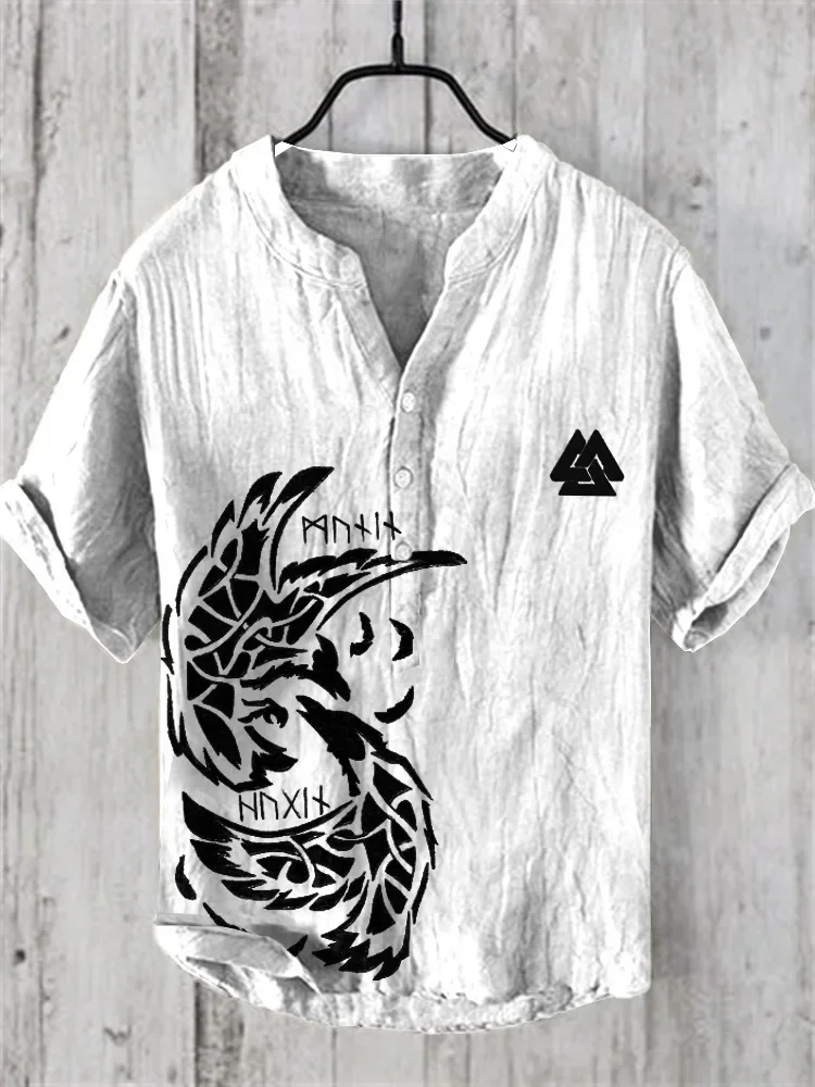 Camisas de primavera y verano para hombres y mujeres, camisas estampadas de Estilo Hawaiano con patron de pescado informal de es