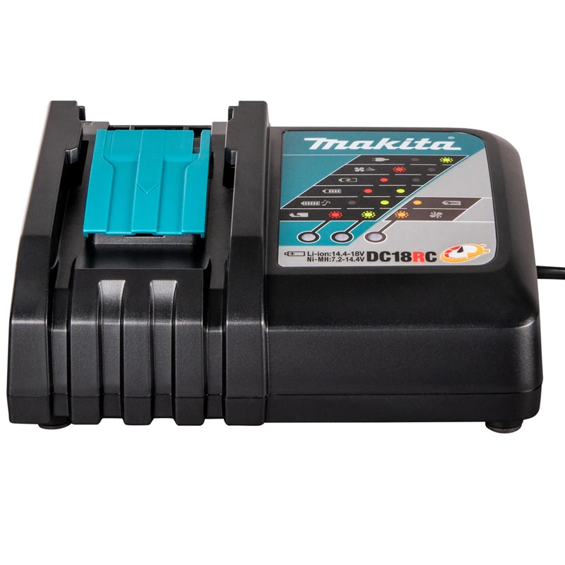 Makita Original DC18RC 18V LXT Lithium-Ion Rapid Optimum Charger Fast Charger Input Voltage 220V Battery Charge Tool