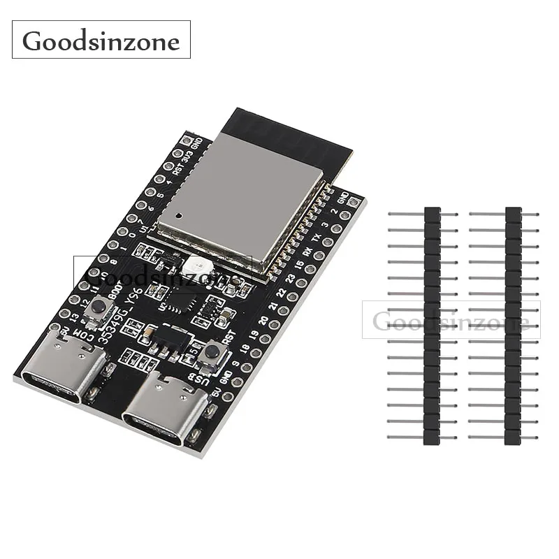 ESP32 ESP32-C6 ESP32-C6-WROOM-1-N4 WiFi+Bluetooth Internet of Things Dual Type-C Development Board ESP 32 Core Board for Arduino