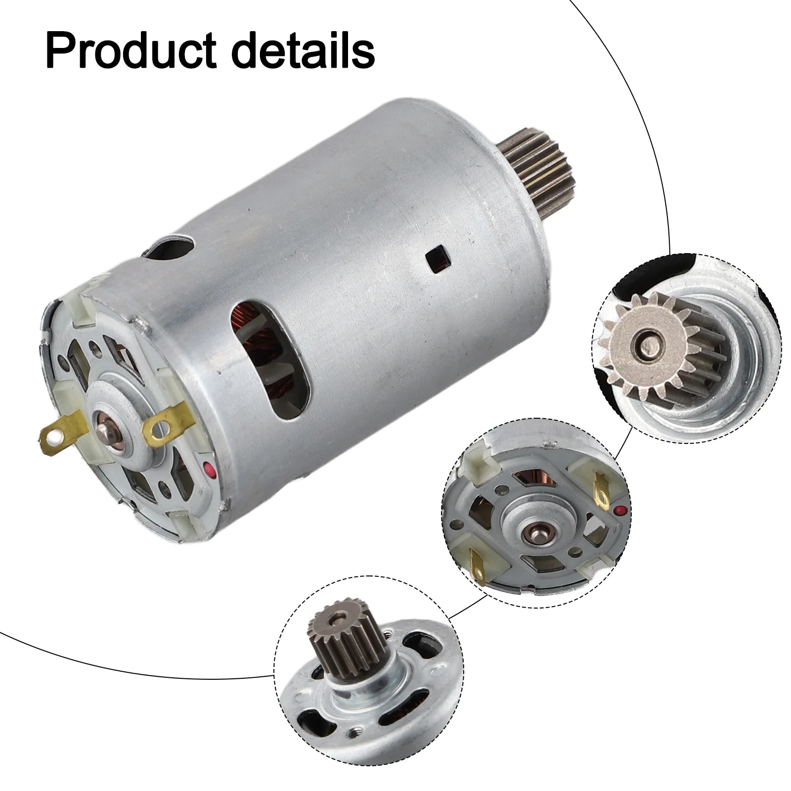 1PC 14.4V RS550 Motor 16 Teeth 11.5mm Diamater Electric Drill Motor For Cordless Ratchet Wrench Motor Power Tools