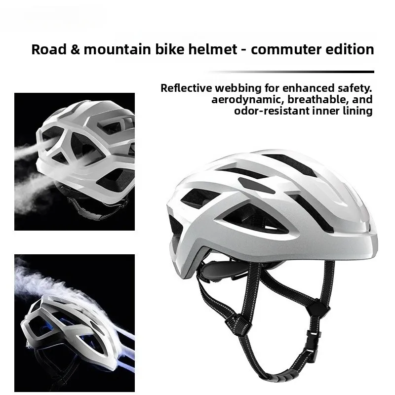 Bicycle Helmet Outdoor Recreational Commuter Mountain Road Bike Cycling Pneumatic Helmet, Breathable Hard Hat