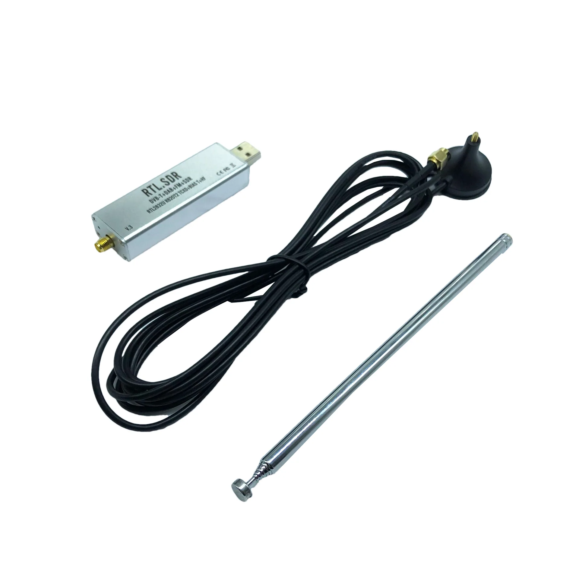 Silver SDR Receiver TCXO Temperature Compensation High Stability Full Band Software Receiver Aviation Band ADSB