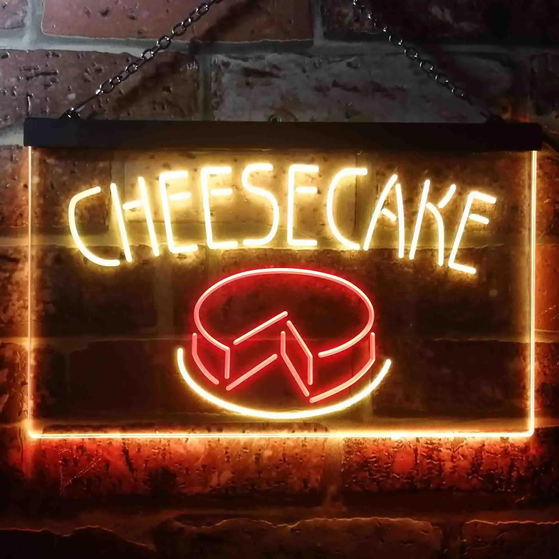 Letrero de neón Led de doble color Cheesecake st6-i3478