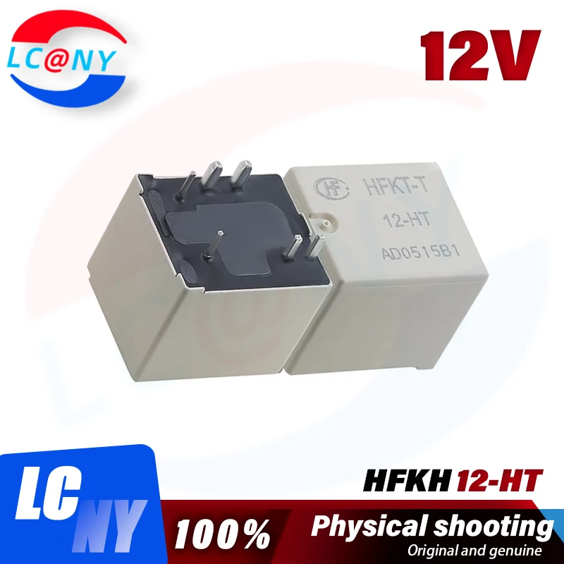 10Pcs/Lot New Original HF Relay HFKT-T-12-HT 12V 40A automotive relay HFKT high-load HFKT-T-12-HT Relay 12V 40A 6Pin