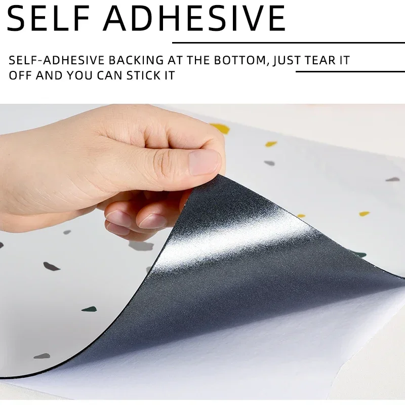 40 قطعة بولي كلوريد الفينيل تقليد الرخام ملصقات جدار ذاتية اللصق ملصقات أرضية مقاوم للماء غرفة نوم غرفة المعيشة الديكور الشارات 30*30 سنتيمتر