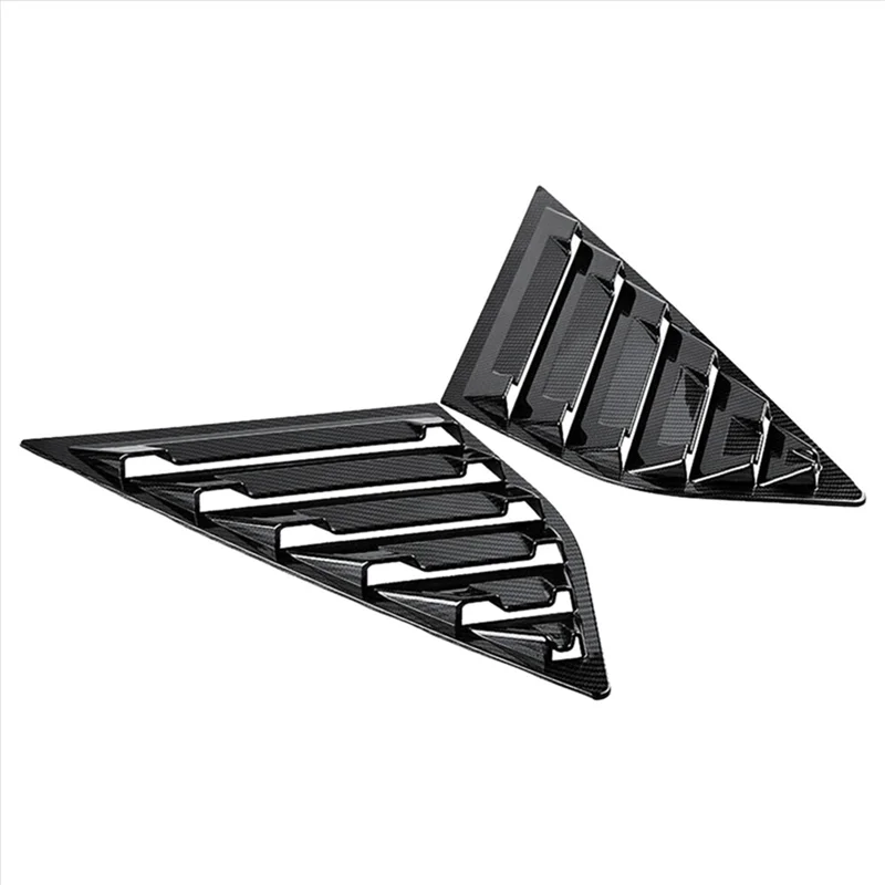 

A029-Rear Quarter Window Louvers For Ford Focus MK3 Hatchback 2012-2018 Car Tunning Panel Side Air Vent Cover