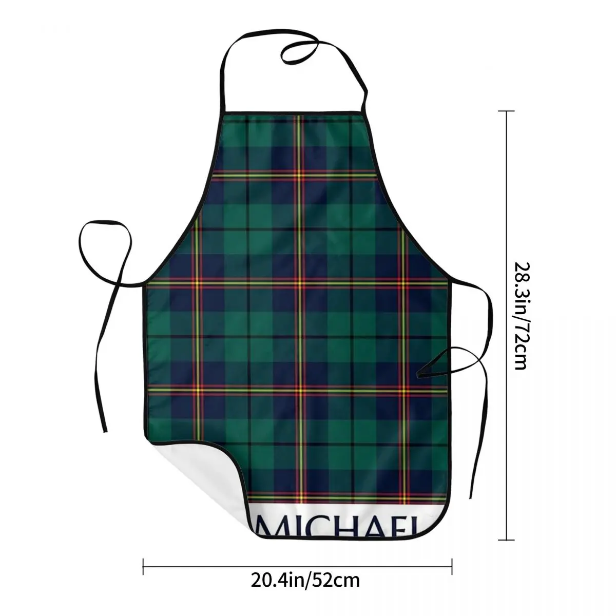 Clan Carmichael Tartan Apron Chef Cooking Cuisine Tablier Waterproof Bib Kitchen Cleaning Pinafore for Women Men Gardening