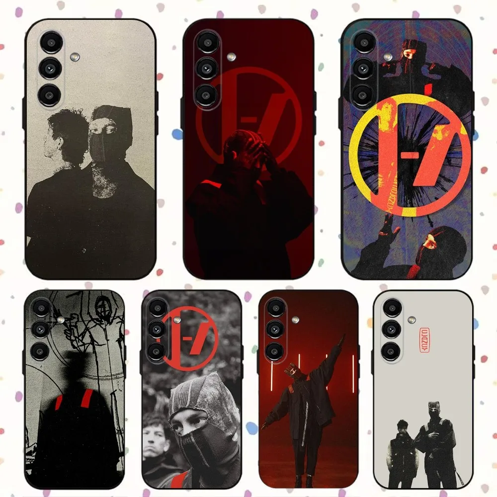 T-Twenty one pilots Phone Case For Samsung S24,S21,S22,S23,S30,Ultra,S20,Plus,Fe,Lite,Note,10,9,5G Black Soft Cover