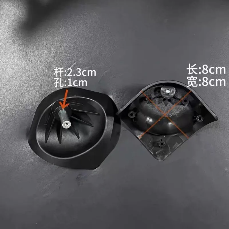 Luggage Wheel & Base Replacement Kit, Suitcase Caster Wheel Repair Spare Parts for Rimowa PC Hard Shell Travel Case