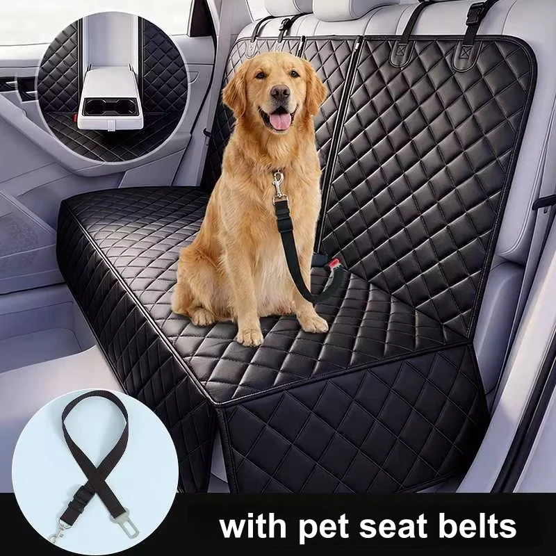 

Car Pet Mat, Oxford Fabric Large Size Rear Seat Cover, Thickened & Durable, Stain and Moisture Resistant, Pet Car Seat Cushion